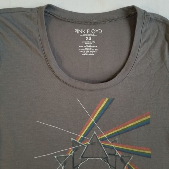 Pink Floyd oversized gray top Sz XS - Picture 5 of 6